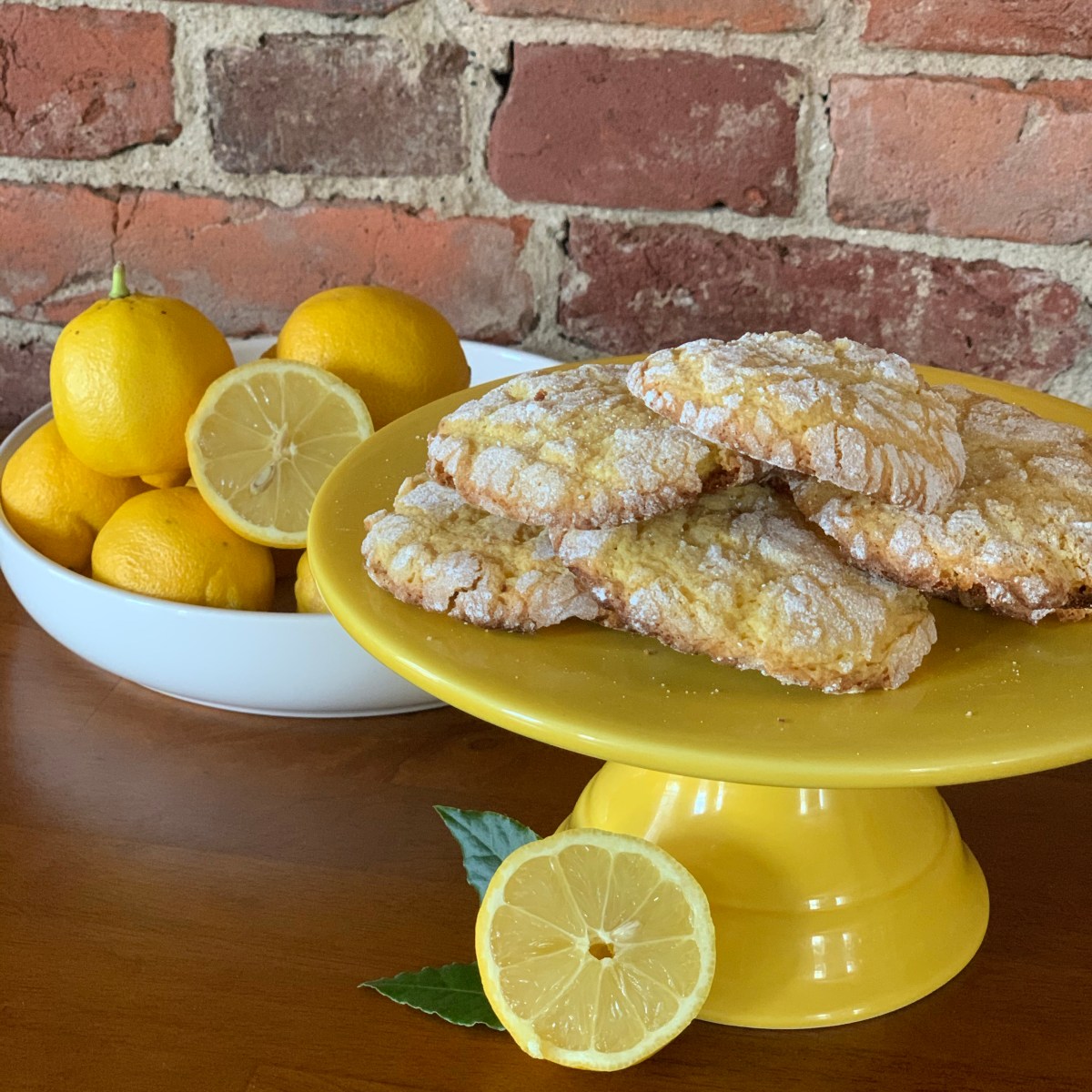 Lemon Crinkle Cookies