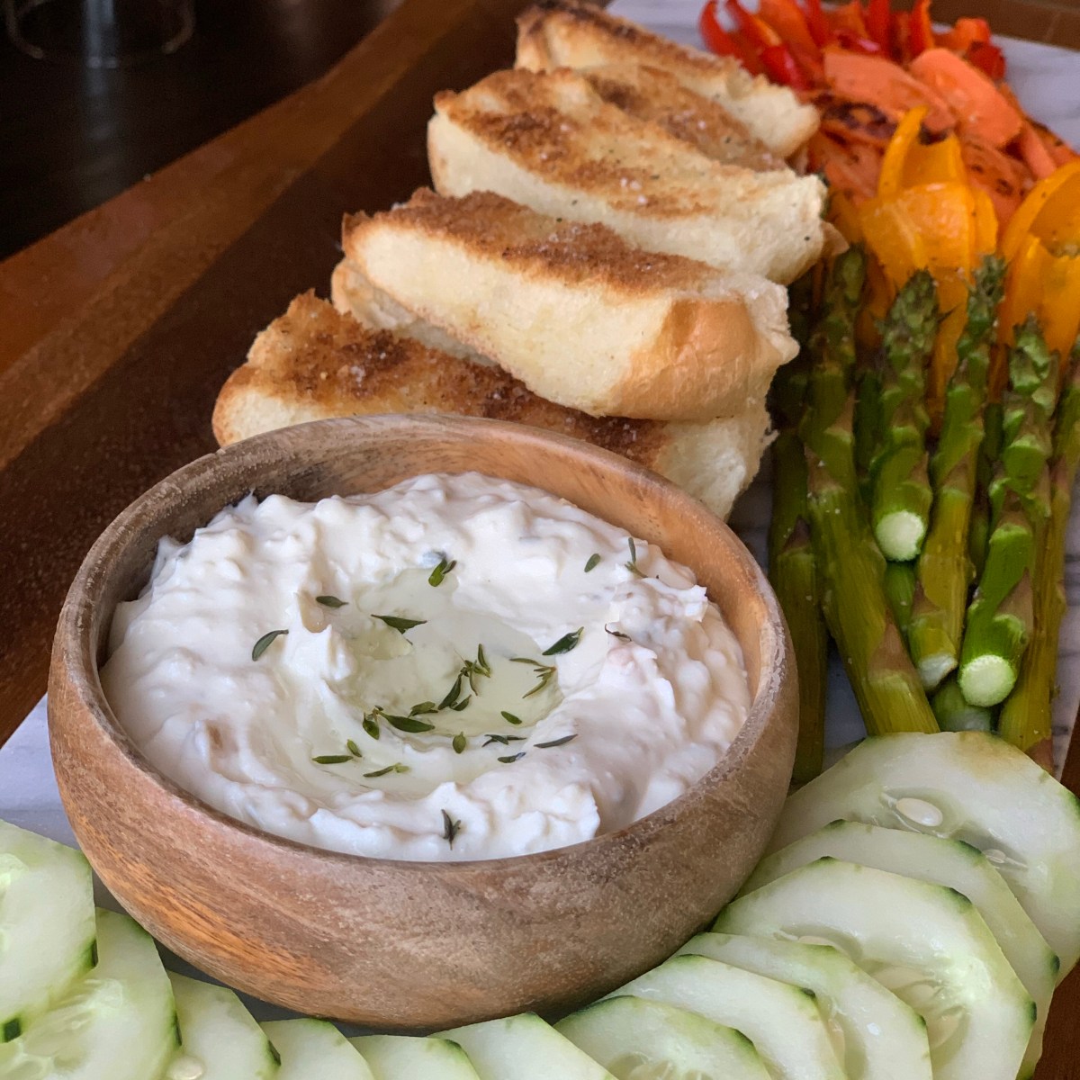 Lemon Garlic Feta&nbsp;Dip